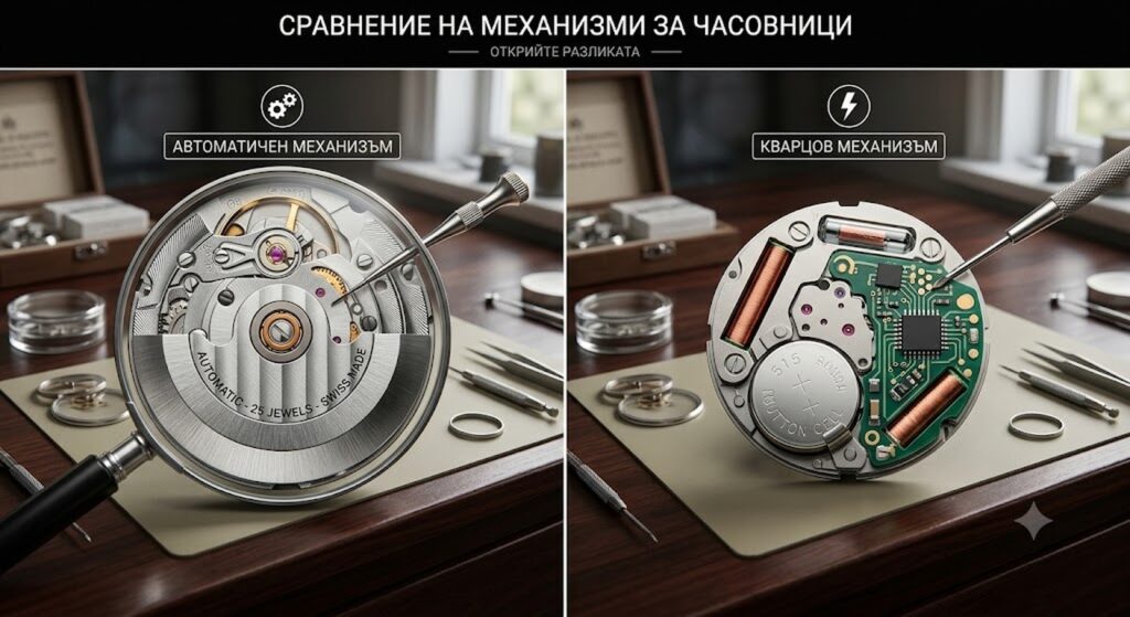 часовник автомат и кварцов механизъм пазарджик заложна къща 6666